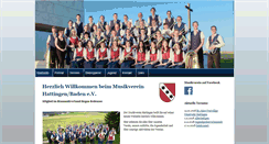 Desktop Screenshot of musikvereinhattingen.de